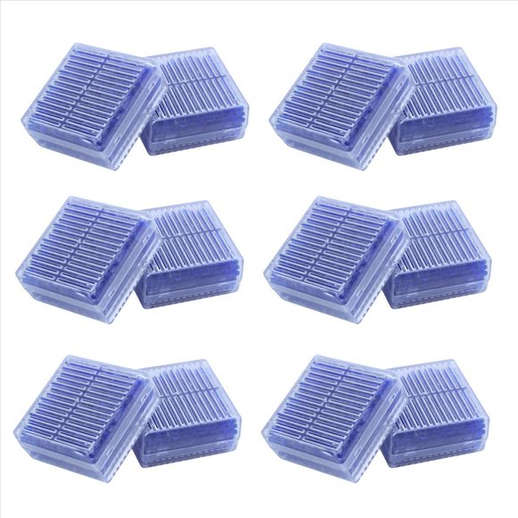 12pcs Blue Indicating Silica Gel Desiccant Moisture for Absorb Box Reusable,12 x Silica Gel Desiccant Moisture,blue