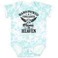 thumbnail image 3 of Inktastic Handpicked for Earth by My Mimi in Heaven with Angel Wings Boys or Girls Baby Bodysuit, 3 of 5