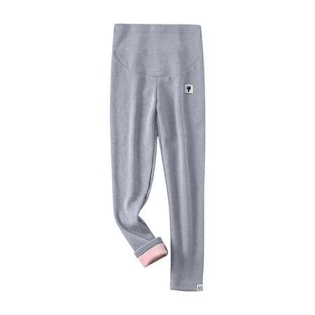 

Maternity Leggings For Women Yoga Active Wear Workout Leggings Pregnancy Clearance Sale Winter Maternity Leggings Plush Thickened Underlay Pants Over The Belly High Waist Pregnancy Pants