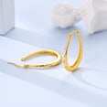 thumbnail image 2 of NARMO Original 925 Sterling Silver Hoop Earrings Teardrop Starry Moon AAA CZ for Women Jewelry Birthday Gift, 2 of 5