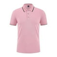 thumbnail image 1 of Blusa de Manga Corta con Cuello Suave Cuello de los Hombres, Camisa Ligera Y Casual, 1 of 8