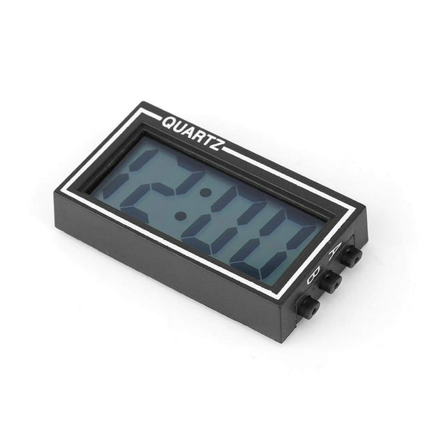 Petite horloge numérique pour tableau de bord de voiture, écran