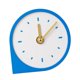 thumbnail image 1 of Reloj de escritorio, reloj de mesa, decoración de interiores sencilla, reloj de mesita de noche redondo de acrílico Azul, 1 of 9