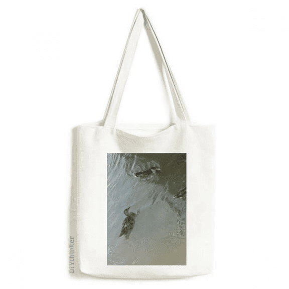 Dispersed Goose Tote Canvas Bag Shopping Satchel Casual Handbag