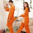 thumbnail image 3 of Mono de dibujos animados de animales Kigurumi Unisex, conjunto de pijamas para adultos y niños, ropa de dormir cálida, disfraces de Anime, Invierno, 3 of 4