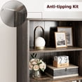 thumbnail image 6 of Whizmax 71.4in Tall Wooden Industrial 6-Shelf Bookcase,for Adults, Living Room, Bedroom, Home Office, 6 of 8