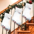 thumbnail image 7 of Coolnut Christmas Balls Pattern Christmas Stockings, Personalized Large Christmas Stocking, Cute Snowflake Stockings 18" Xmas Stocking for Xmas Decorations Xmas Gifts 2PS, 7 of 7