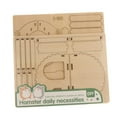 thumbnail image 1 of HILABEE Creative Wooden House Puzzles Toy Early Learning Early Development Small Hamster A, 1 of 8