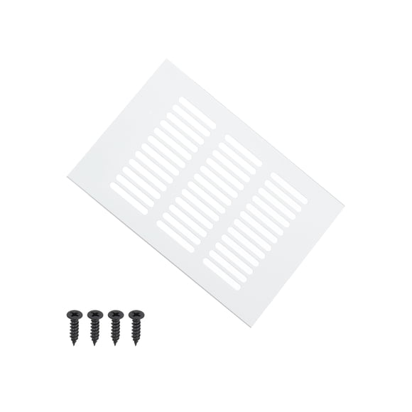 Cubierta de ventilación de aire para puerta Uxcell de 6 x 4 pulgadas, 1 pieza de rejilla de ventilación de alta resistencia