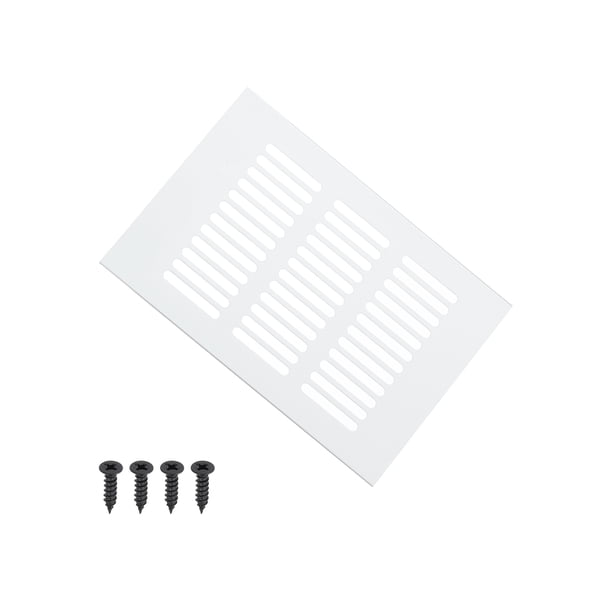 Cubierta de ventilación de aire para puerta Uxcell de 6 x 4 pulgadas, 1 pieza de rejilla de ventilación de alta resistencia