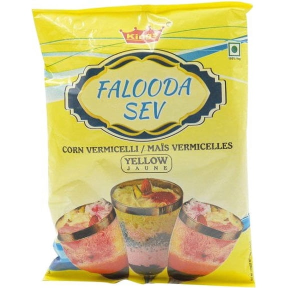 Falooda Sev - Corn Vermicelli Yellow 50 gm Pack of 2