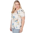thumbnail image 3 of Alfred Dunner Womens Petite Chickadees Embellished Tee, 3 of 4