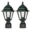 thumbnail image 2 of Nuvo Nuvo Lighting 2 Pack 60/548 One Light Post Lantern (Black, 2-Pack), 2 of 2