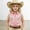 Light Pink, variant on VOUZZA Cowboy Shirt for Kids, Western Fringe Sleeveless Button Down 70s Retro Vest for Boys Girls