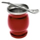 thumbnail image 2 of Taza de acero inoxidable Yerba Mate Gourd Sunnimix Taza de aislamiento al vacío rojo, 2 of 8