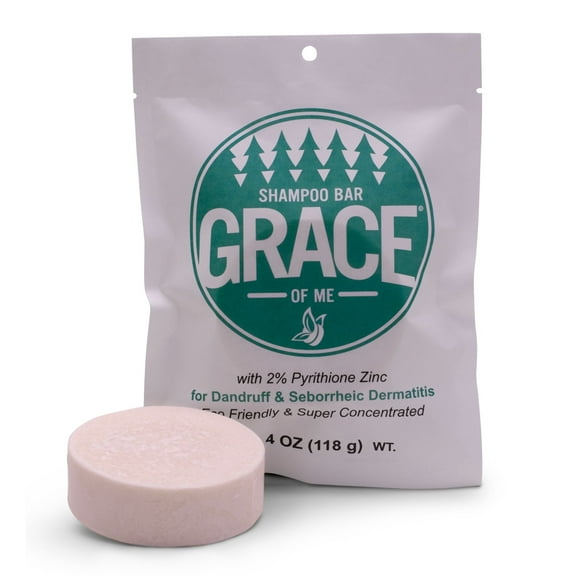 Grace of Me 2% Pyrithione Zinc Shampoo Bar, Fragrance Free