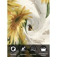 thumbnail image 7 of Sunflowers Cloth Napkins Set of 4 Reusable Dinner Napkins, Farmhouse Retro Butterfly Beige Yellow Cocktail Napkin Washable Table Napkins for Wedding/Holiday Party/Baby Shower 20"x20", 7 of 7