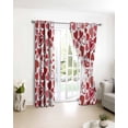 thumbnail image 3 of Red Pink Valentines Blackout Curtains for Bedroom/Living Room, Thermal Insulated Kitchen Curtains, Red Love Heart Grommet Darkening Window Treatment Drapes 27.5"x39"x2, 3 of 8