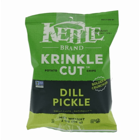 Kettle Chips 6/2 Oz Dill Pickle - Pack Of 6
