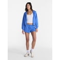 thumbnail image 2 of No Boundaries Skinny WB Fleece Short, Women's XXS-XXL, 2 of 5