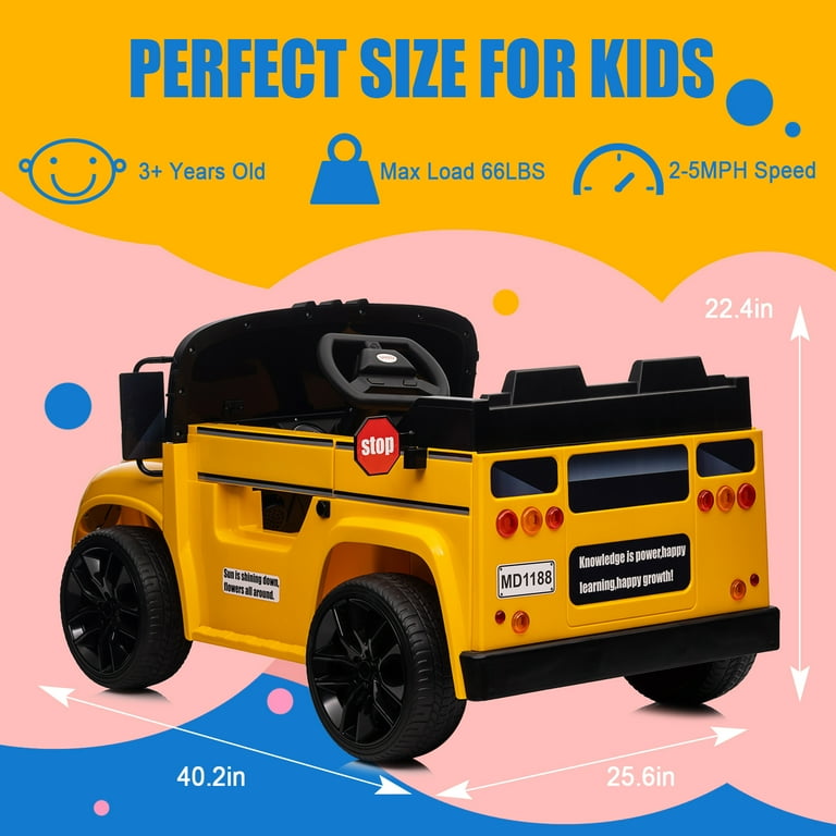 Power wheels toddler school bus for sale hotsell
