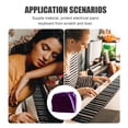 thumbnail image 4 of Milisten 1Pc Purple Electronic Piano Keyboard Cover Durable Dust Proof Fabric Cloth Protector, 4 of 5