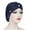Navy, variant on Head Wraps for Women Beanie Hat Daisy Small Baotou Night Chemotherapy Turban Forehead Beaded Muslim Baseball Mens Winter Caps