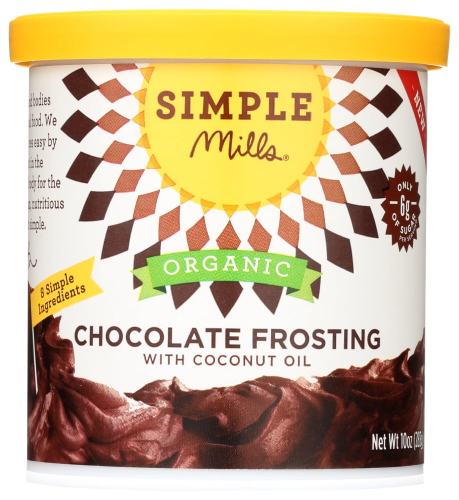 Simple Mills Organic Frosting - Chocolate - Case Of 6 - 10 Oz