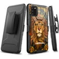 thumbnail image 1 of DALUX V Hybrid Kickstand Holster Phone Case Cover Compatible with Alcatel TCL A3X / TCL A600DL (2021) - Royal Lion, 1 of 3