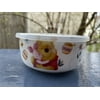 Winnie The Pooh - Hunny Pot Flowers Covered Small Ceramic Bowl