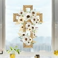 thumbnail image 4 of Pegatinas decorativas de Pascua para ventanas | Calcomanías navideñas con flores botánicas para vidrio, refrigerador y paredes | Decoración reutilizable para el hogar con motivo del Festival de, 4 of 6