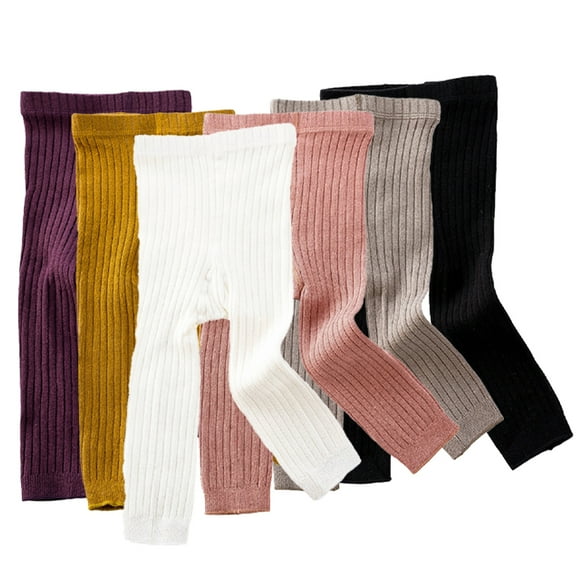 Esaierr Toddler Baby Girls Cotton Legging Knit Stocking Pants Warm Winter Long Legging for Newborn 0-6Y