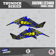 thumbnail image 3 of Kalair GFX Graphics Kit for Suzuki LTZ400 (2003-2008) Thunder Series, 3 of 5