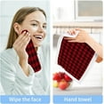 thumbnail image 6 of SKYSONIC 6 PCS Buffalo Plaid Baby Washcloths Towel Set, Highly Absorbent & Soft Cotton Wash Cloths 12"x 12" Face Hand Towels for Bathroom, Multi-Purpose Fingertip Towels, 6 of 7