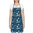 thumbnail image 3 of Easygdp Various Lights Apron Waterdrop Resistant with 2 Pockets,Oil Resistant Cooking Kitchen Chef Apron for Women Men, 3 of 7