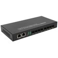 thumbnail image 2 of XXSSFP8F2G Gigabit Ethernet Fiber Switch 1.25G Transceiver DC 5V/3A 10/100/1000Mbs, 2 of 5