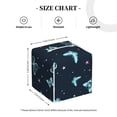 thumbnail image 4 of Kdxio Beautiful Butterflies Print Tissue Box Cover,Square Decorative PU Leather Facial Paper Case Organizer Holder Dispenser for Bathroom,Night Stands,Desk,Car 5.2''X5.2''X5.2'', 4 of 8