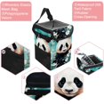 thumbnail image 2 of Panda Foldable Car Trash Can with Lid, Leak-Proof Hanging Storage Bag - Car Trash Bin, Mini Trash Can, 2 of 6