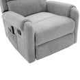 thumbnail image 5 of Christopher Knight Home Manual Recliner Chair with Massage, Swivel Rocker, Side Storage Pocket, Gray, 5 of 13
