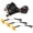 Yellow, variant on Rupoun 3-Piece LED Car Grille Lights with Harness for Ford F-150 Raptor 2010-2014 & 2017-Up High Brightness Exterior Decorative Bumper Lamp, 15 inches / 38.1 cm Black Lens Yellow Light Replacement