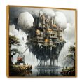 thumbnail image 2 of Designart "Enigmatic Castle In Surrealism" Surrealism Floater Framed Canvas Wall Art, 2 of 5