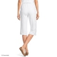 thumbnail image 2 of Lands' End Women's Petite Sport Knit High Rise Elastic Waist Capri Pants, 2 of 4
