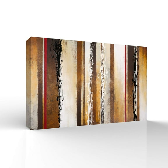 Wall26-Canvas Wall Art-Abstract Colorful Lines-Giclee Painting Wall Art for Bedroom Living Room Home Decoration - 16x24 inches