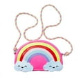 thumbnail image 2 of Claire's Girls Rainbow Purse, with Zipper Closure and Carrying Strap Backpack, Children's, 2 of 12