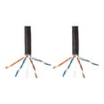 thumbnail image 5 of Tripp Lite 1000ft Cat6 Gigabit Bulk Cable Solid Cmp Plenum Pvc Black 1000' - Category 6 For Network Device - 128 Mb/s - 1000 Ft - 1 X Bare Wire - 1 X Bare Wire (n224-01k-bk), 5 of 8