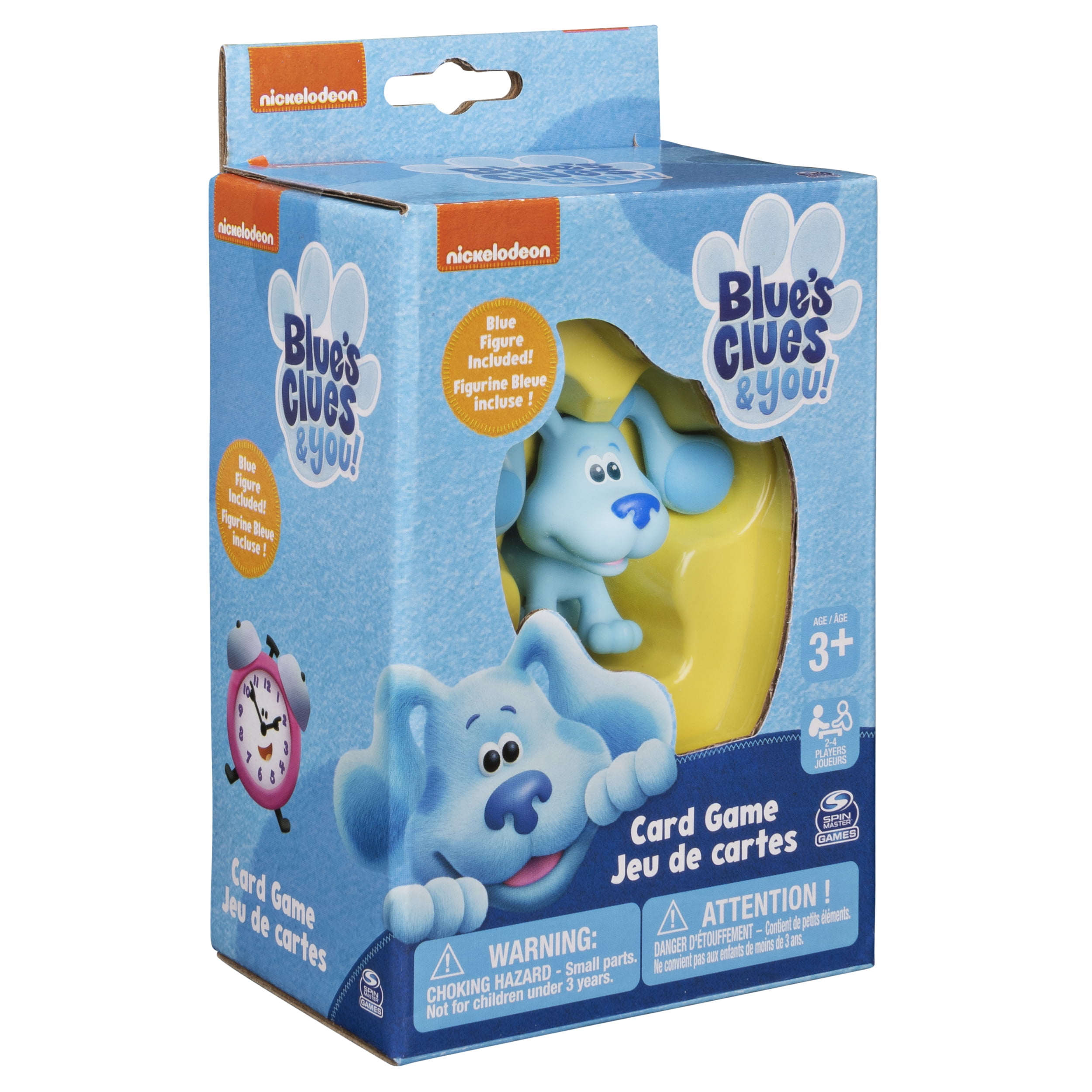 Nickelodeon Blue's Clues Card Game with Figure, for Families and Kids Ages 3 and up