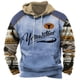 thumbnail image 2 of Sudadera con capucha clásica retro medieval con estampado 3D de animales de estilo Harajuku para hombre, jersey de moda informal de estilo hip hop callejero de gran tamaño para hombre, 2 of 5