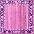 thumbnail image 1 of Ahgly Company Indoor Square Oriental Pink Modern Area Rugs, 6' Square, 1 of 4