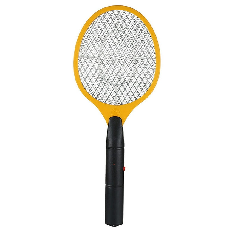 Portable Handheld Insect Killer Racket Bug Zapper Yellow