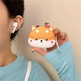 thumbnail image 6 of Headphone Case for Samsung Galaxy Buds 3(2024) & Galaxy Buds 3 pro(2024),Cute Cartoon Popular Anime Design Silicone Ear Buds case with Hook (Shiba Inu), 6 of 9